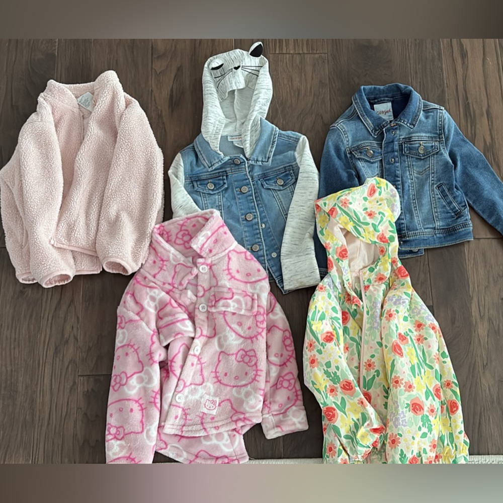 Assorted brands of 3T Toddler Girl Coats